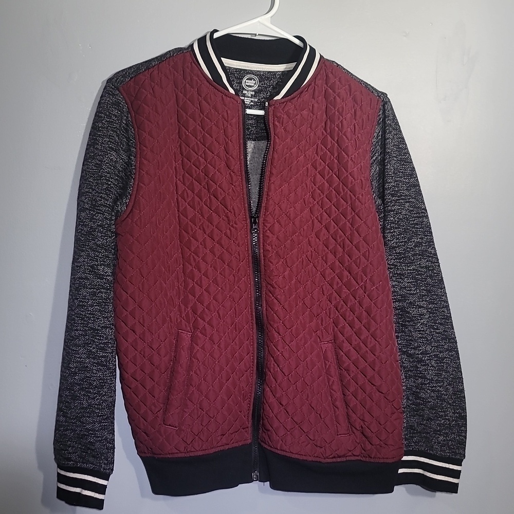 WONDER Nation Big Kids Bomber Quilted Jacket